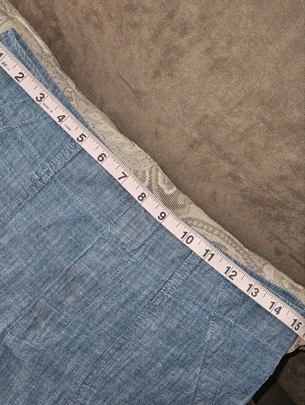 GAP Light Blue Wide-Leg 100% Cotton Pants Sz 6 - Picture 9 of 11